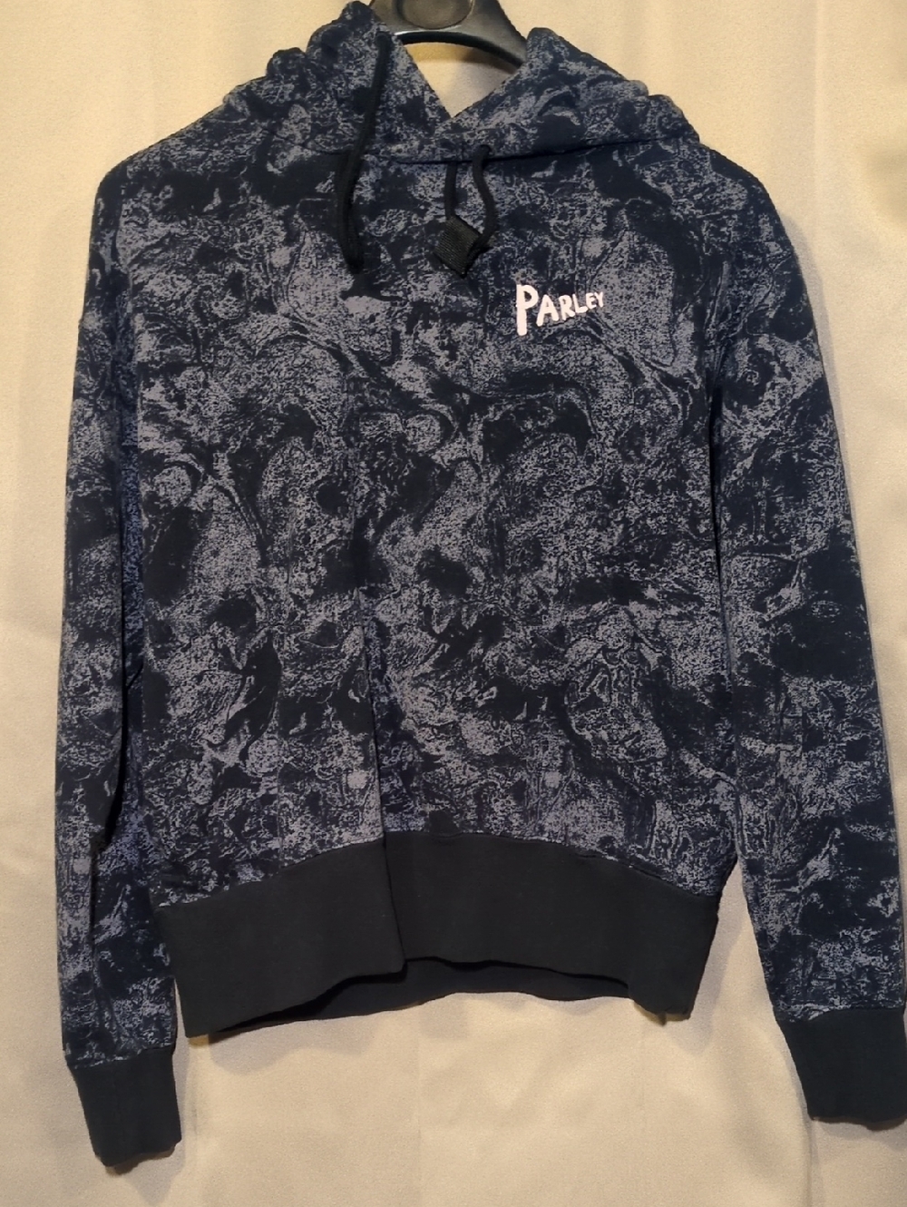 adidas Parley Blue Marble-Print Pullover